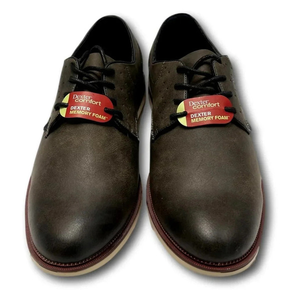 Dexter Other - Dexter Comfort  Warren Grey Brown Mens Shoes Sz 13 M Oxford Lace Up
